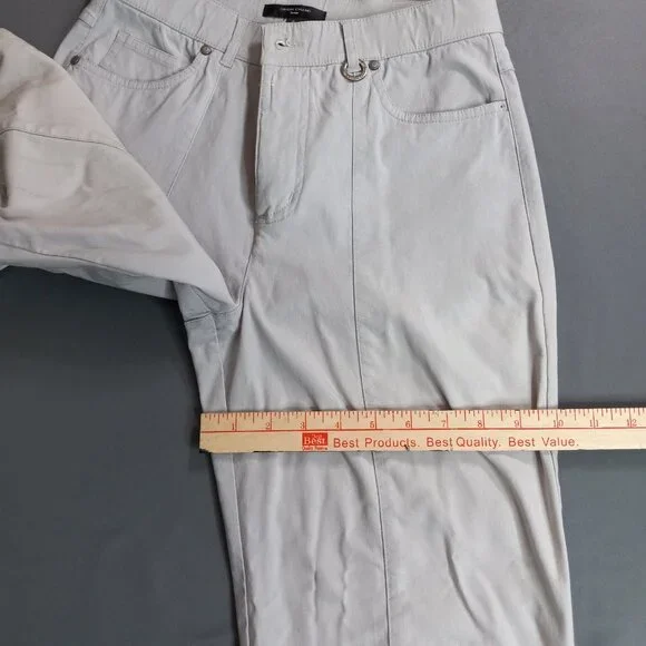 Simon Chang Women's Size 4 Straight Leg 5-Pocket Stretch Pants - Picture 10 of 14